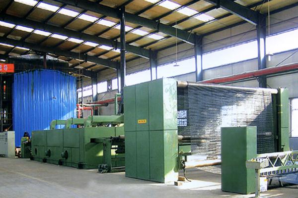 玻璃纖維土工格柵生產(chǎn)線